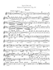 Partition hautbois 1, 2, anglais cor, Scherzo capriccioso, D♭ major