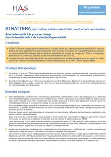 STRATTERA - Synthèse d avis STRATTERA - CT-8904