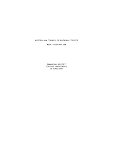 financial statements -audit 2008