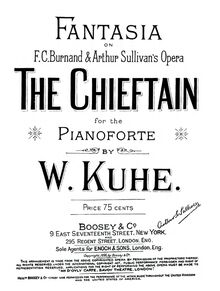 Partition complète, Fantasia on  pour Chieftain , Kuhe, Wilhelm
