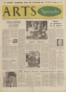 ARTS N° 481 du 15 septembre 1954