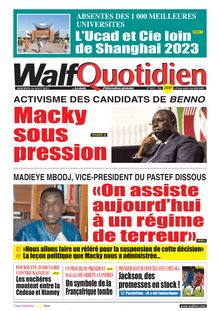 Walf Quotidien N° 9413 - Du mercredi 16 AOUT 2023