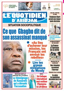 Le Quotidien d’Abidjan n°3071 - du mardi 13 Avril 2021