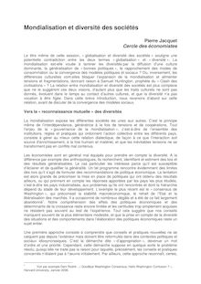 PDF - 110.5 ko - Mondialisation et diversité des sociétés