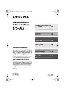 Notice Télécommande Dock Onkyo  DS-A2
