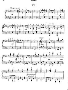 Partition No.7 en C minor, Slavonic Dances, Slovanské tance, Dvořák, Antonín