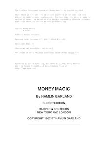 Money Magic - A Novel