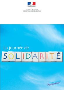 Evaluation et proposition sur la mise en oeuvre pratique de la journée de solidarité dans les entreprises et les administrations publiques