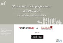 Observatoire de la performance des PME-ETI 