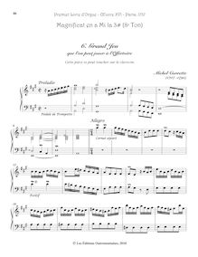 Partition , Grand Jeu que l’on peut jouer à l’Offertoire, Premier Livre d’Orgue, Op.16