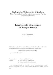 Large scale structures in X-ray surveys [Elektronische Ressource] / Nico Cappelluti