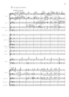 Partition , Im Spiel der Wellen (en pour play of pour waves), 4 Tone poèmes after Arnold Böcklin, Op.128