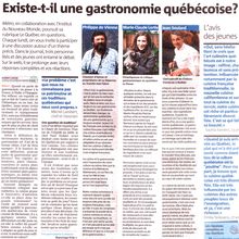 Voir la version numérisée - Existe-t-il une gastronomie québécoise?