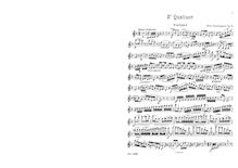 Partition parties complètes, corde quatuor No.3, Op.18, Stenhammar, Wilhelm