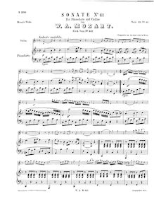 Partition de piano, violon Sonata, Violin Sonata No.36 ; Eine kleine Klavier Sonate für Anfänger mit einer Violine