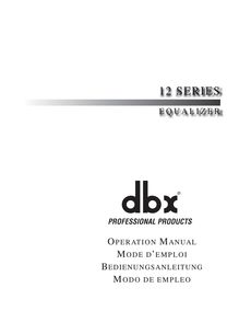 Notice Instruments de musique DBX  12 Series