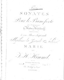 Partition Sonata 1: parties, 3 sonates pour Piano, violon et violoncelle, Op.16