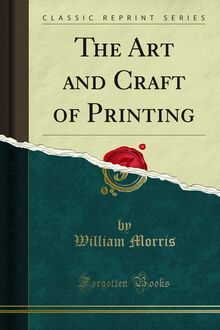 Art and Craft of Printing