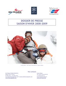 DOSSIER DE PRESSE SAISON D HIVER 2008-2009