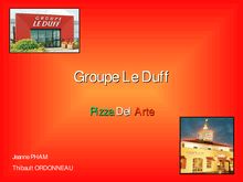 Groupe le DUFF/Pzza Del Art