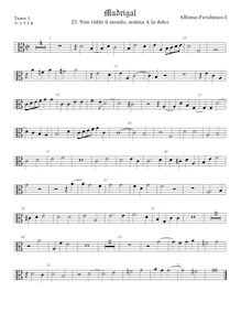 Partition ténor viole de gambe 2, alto clef, Madrigali a 5 voci, Libro 2 par Alfonso Ferrabosco Sr. par Alfonso Ferrabosco Sr.