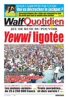 Walf Quotidien n°9065 - Du mardi 14 juin 2022