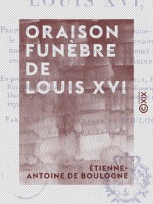 Oraison funèbre de Louis XVI