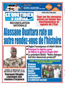 Le Quotidien d’Abidjan n°4176 - du mardi 09 août 2022