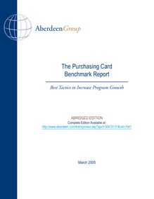 The Purchasing Card Benchmark