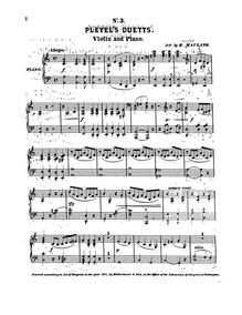 Partition Piano , partie, 6 Duos, Pleyel, Ignaz