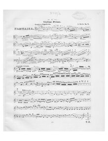 Partition violons 1, Fantaisie, Fantaisie pour violoncello avec orchestre ou piano