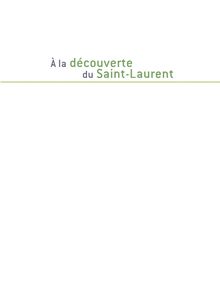 À la découverte du Saint-Laurent - Les amis de la vallée du St-Laurent