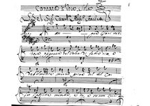 Partition , Langue Clori vezzoso, 16 Chamber cantates, 17 Cantaten für eine Solostimme