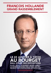 François Hollande : Grand rassemblement 