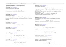 Sujet : Analyse, Equations différentielles linéaires, Equation linéaire scalaire d ordre 2