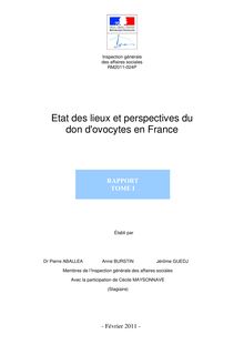 Etat des lieux et perspectives du don d ovocytes en France