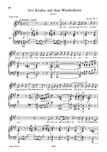 Partition Version pour medium voix, 3 Gedichte, Various: A major D major B♭ major