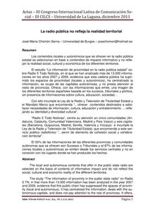 Actas – III Congreso Internacional Latina de Comunicación So- cial ...