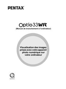 Notice Appareil Photo numériques Pentax  Optio 33WR