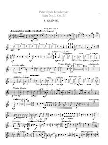 Partition cor 1, 2, 3, 4 (F),  No.3, Tchaikovsky, Pyotr