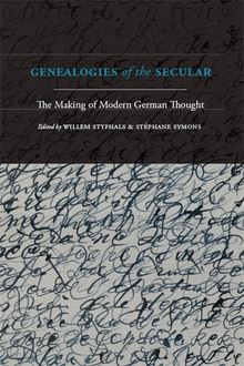 Genealogies of the Secular