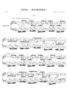 Partition complète, chansons der Nacht, Op.31, Reinecke, Carl