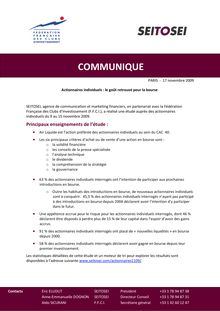 SEITOSEI-FFCI-Etude actionnaires-individuels -Communique-171109