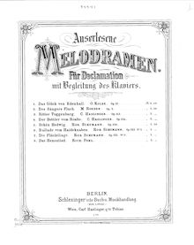 Partition complète, Ritter Toggenburg, Op.112, B minor, Haslinger, Carl