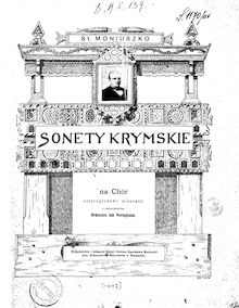Partition No., Hymn Chatyrdah, Sonety Krymskie, Moniuszko, Stanisław