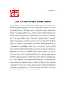 Lyon sur Marvin Martin contre Arsenal