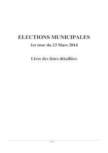 Municipales 2014 dans l'Indre : les listes des communes de plus de 1.000 habitants