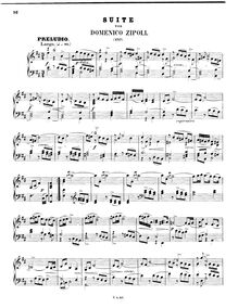 Partition complète,  en B minor, B minor, Zipoli, Domenico