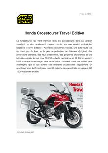 Honda Crosstourer Travel Edition