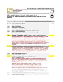 LEED Canada Nc-1_0-Documentation du produit du Manufacturier - SARAMAC